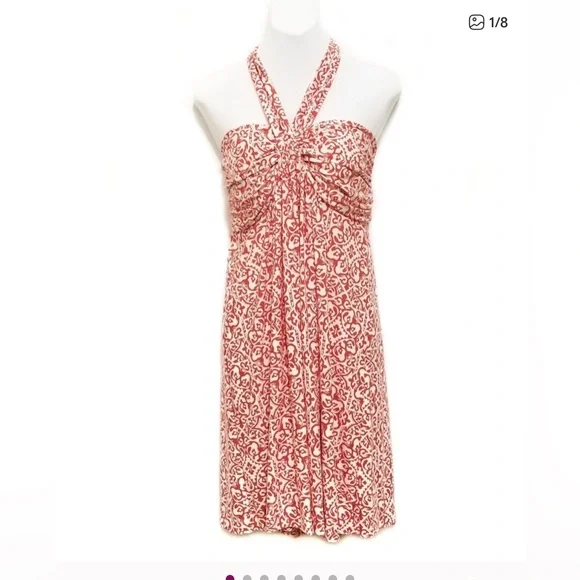 soma halter dress Twist-Front Halter Maxi Bra Dress